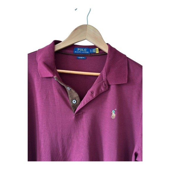 Polo Ralph Lauren Classic Fit Pima Soft-Touch Polo Shirt Long Sleeve Size L - Picture 2 of 8